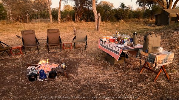 WILD4 Photo Tours Campfire Botswana Stu Porter