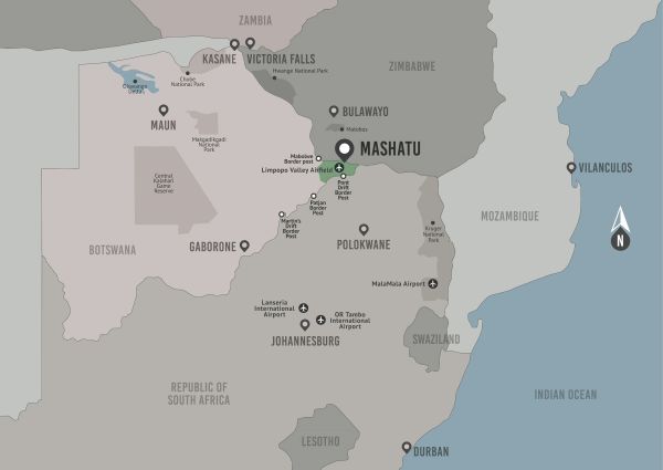 Magical Mashatu Photo Safari - June 2025 Map