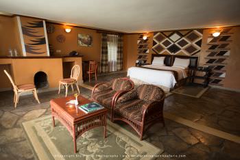 Mountain Gorilla View Lodge room interior. Rwanda