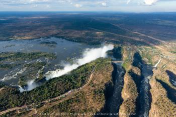 Victoria falls extension Zimbabwe View Helicopter