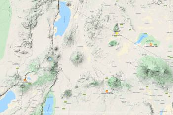 Map for extension to Ngorongoro Crater and Amboseli in Kenya